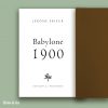 « Babylone 1900 » de Jérôme Prieur (tirage de tête)