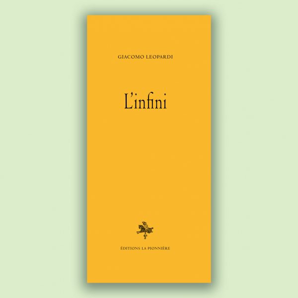 « L'infini » de Giacomo Leopardi