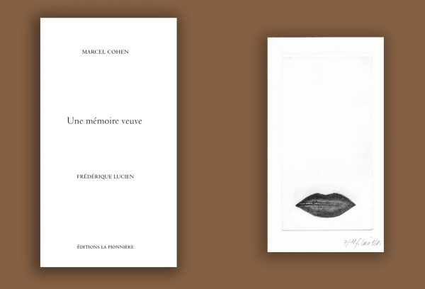 « Une mémoire veuve » de Marcel Cohen (Tirage de tête) – Image 2