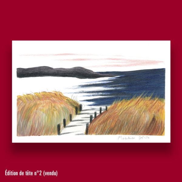 « Au bout du jardin » de Madeleine DeMille (tirage de tête) – Image 3