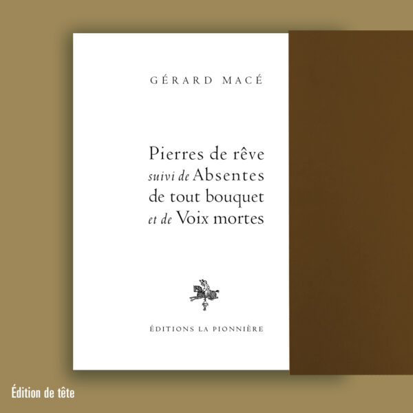 « Pierres de rêve » de Gérard Macé (Tirage de tête)